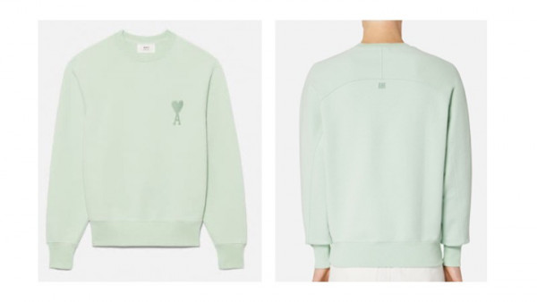 Ami mint green sweatshirt - personal shopping for men