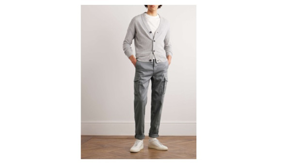 Incotex grey cargo pants - personal shopping for men
