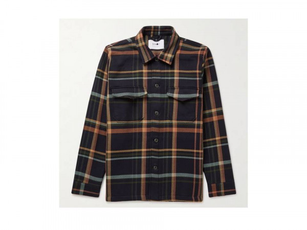 NN07 check wool overshirt - personal stylist for men