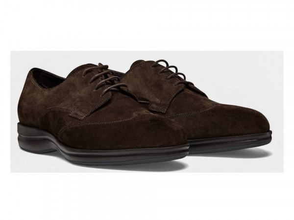 Harry's of London dark brown suede 'Balance' smart casual shoes for men
